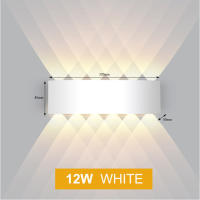 Lámpara De Pared Nórdica LED De Aluminio Para Interior Y Exterior IP65 Blanca Y Negra Moderna Para Pasillos Escaleras Dormitorio Baño Iluminación Diaria - details 4