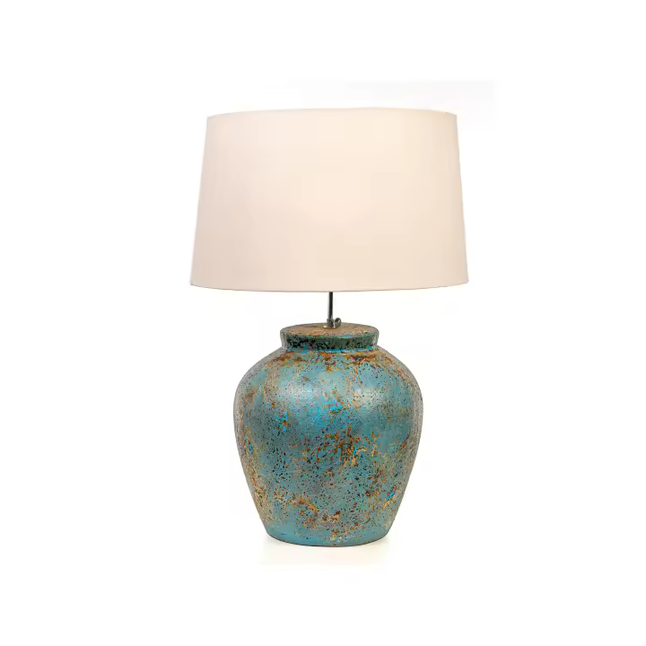 LAMPARA CERAMICA C/PANTALLA HM472555 FIJALO - 1