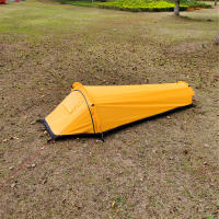 Carpa De Camping Para Un Solo Usuaria Carpa De Montaña Rusa Ligera Con Saco De Dormir Carpa De Un Habitáculo De Viaje - details 12