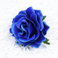 Rosa De Seda Alta Calidad 10CM Para Decoración De Casamiento Hogar Navidad Accesorios De Boda Flores Artificiales DIY Broche - details 11