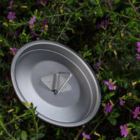 Tapa De Taza De Titanio Tomshoo Para Uso Outdoor Adecuada Para TOAKS Lixada Boundless Voyage Y Tazas De Titanio De 420ml Y 450ml - details 6