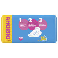 Evax Cottonlike Compresas Normal Protección para el periodo durante el día, Elimina Olores Y Absorbe Al Instante, Hasta 100 % Limpia Y 0 % Olor, Con alas que se adaptan a ti. 6x32 unidades. - details 0