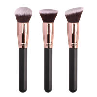 Cepillo De Maquillaje Para Fundamento Polvo Libre Corrector Blush Profesional Fibra De Lana Herramienta De Belleza Cosmética - details 0
