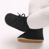 Zapatos De Bebé Recién Nacido Con Cordones Transpirables Primavera Otoño Antideslizantes Suela De Goma Casual Para Niñas Talla True - details 16