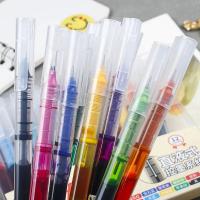 10PCS Bolígrafos De Gel De Alta Calidad Tipo Aguja En Tinta Negra Roja Y Azul Para Escuela Y Oficina Suministros Kawaii - details 6