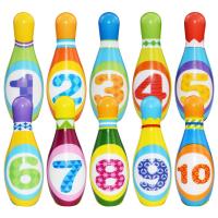 Juego De Bowling Para Niños Divertido Y Educativo En Plástico PU Juguete Deportivo De Competición Familiar Para Interiores Y Exteriores Adecuado Para Edades 3-12 - details 0