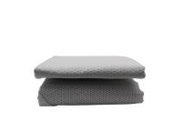 Colcha Bouti de Verano Reversible Lisa en Blanca  | Acolchada Fina y Termosellada | Incluye Fundas de Cojín Mommata - details 4