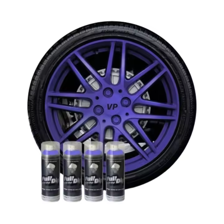 AutoFullCar - PACK 4 SPRAYS FULL DIP VIOLETA METALIZADO - 1