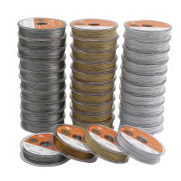 Hilo De Acero Color Retentor 50m/Roll Para Manualidades DIY Pendientes Collares Pulseras Y Peinados En Plata Y Oro Suave - details 0