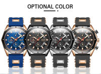 Reloj Deportivo De Lujo Para Hombre LIGE 2025 Reloj De Cuarzo Impermeable Con Cronógrafo Y Fecha Correa De Silicona Moda Y Casual - details 12