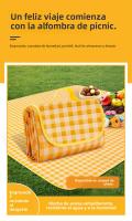 Alfombra Picnic Impermeable y Antichancha-Diseño Portátil para Camping, Playa y Jardín, Tamaños, with Bolsa de Transporte, Estilo Boho Chic - details 0
