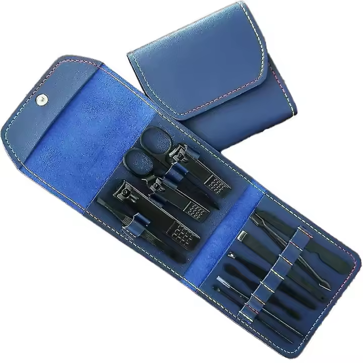 Manicure Set, Stainless Steel Nail Care Kit, Nail Groo Kit With Leather Storage Case - 1