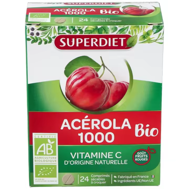 Acerola Bio 1000 24Comp.Masticables - 1