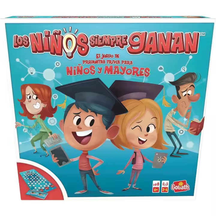 Goliath Los Niños Siempre Ganan, Juego de Preguntas para Padres e Hijos 920178 - 1