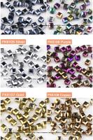 50pcs Cuentas De Cristal Austriaco 6mm Forma Cuadrada Espaciadores De Vidrio Para La Creación De Joyas Pulseras DIY Colgantes - details 3