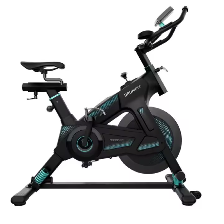 Cecotec 7077 Bicicleta Indoor Drumfit Indoor 23000 Kosmos Pro. Volante De Inercia De 23 Kg Resistencia Manual Tecnología Dynamic Pro Manillar Y Sillín Deportivos Pantalla Lcd - 1