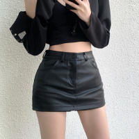 Shorts De Cuero PU Para Mujer Cintura Alta Moda Verano Pantalones Cortos De Encaje Con Bolsillos Comodidad A-Line Longitud De Rodilla - details 8