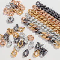 30pcs Cuentas De Cadena Geométricas Doradas 17x22MM Para Creación De Joyas Collares Pulseras Y Gafas Accesorios DIY - details 2