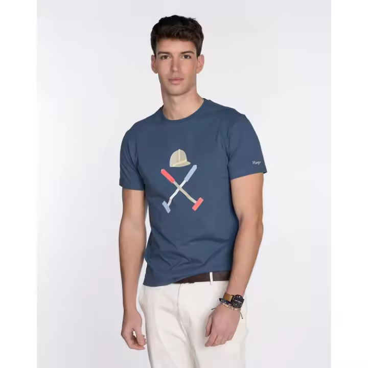 Camiseta Vermont Wash Blue - Harper & Neyer - Camiseta Hombre - 1