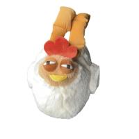 Bolso De Peluche De Pato Dibujos Animados Estilo Kawaii Con Colgante De Pollo Divertido Para Mujeres Regalo De Cumpleaños Bolsa De Mano En Forma De Hembra Patosa - details 2