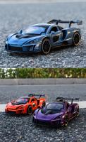 McLaren Senna De 1:32 Coche Deportivo Modelo Metálico Juguete De Colección Con Sonido Y Luz Para Niños Simulación Vehículos Diecast - details 10