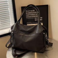 Bolso De Hombro Grande Para Mujeres Hecho De Nylon Con Correa Ajustable Para Uso Diario Casual Viajes Y Transporte. - details 4
