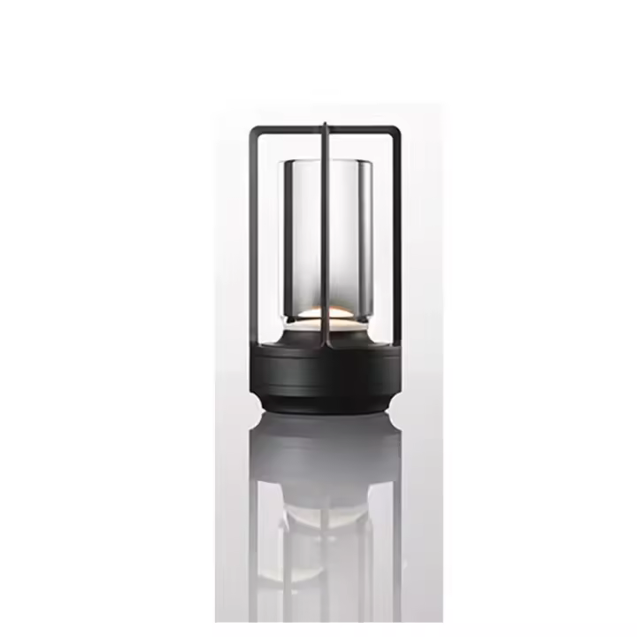 Lámpara De Mesa Recargable LED Con Interruptor Táctil Para Dormitorio Y Restaurante Luz De Escritorio USB-C Moderna Y Dimmable - 1