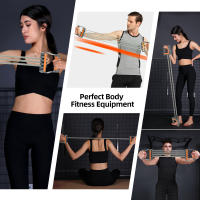 Expansor De Pecho Ajustable Con 5 Cadenas De Resistencia Sistema De Ejercicios De Entrenamiento De Fuerza Para Gimnasio Doméstico Y Musculación - details 1
