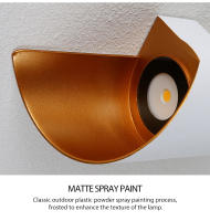 Lámpara De Pared LED IP65 Impermeable Para Exteriores Luz Moderna De Diseño Espiral Nórdica Para Interiores Lámpara De Decoración Para El Hogar 10W - details 12