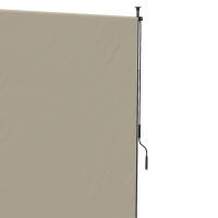 Toldo vertical 200x292 cm Toldo vertical Toldo retráctiles Toldos laterales ajustables Paraventos de Aluminio Arena color - details 4