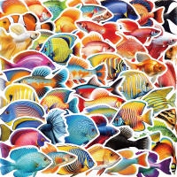 50pcs Pegatinas De Peces Lindos Para Móvil Laptop Luggage Skateboard Material Resistente Al Agua Para Edad Adulta - details 5