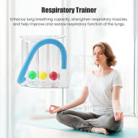 Entrenador De Respiración Con 3 Bolas Para Mejorar La Función Pulmonar Sistema De Medición De Exercitador De Respiración Spirometría - details 0