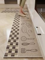 VIKAMA Alfombra De Cocina De Velours Cristal Resistente a La Suciedad Y Antideslizante Puede Ser Cortada a Medida Alfombra De Pies Para El Hogar - details 5