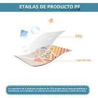 Mantel Bohemio Vintage Con Borlas Impermeable De Algodón Y Lino Para Exterior Protector De Mesa Sin Arrugas Rectangular - details 10