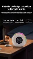 Altavoz Inteligente Echo Dot 5ª Generación with Alexa Integrado | Sonido Powerful + Luces LED Ambientales | Bluetooth 5,3 Estable | Resistant IPX4 para Exterior | Altavoz Portátil Compacto Control Vopor | WiFi + Batería Larga Duración | - details 4