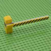 Banner - Señal trafico barrera de paso juguetes construccion amarillo