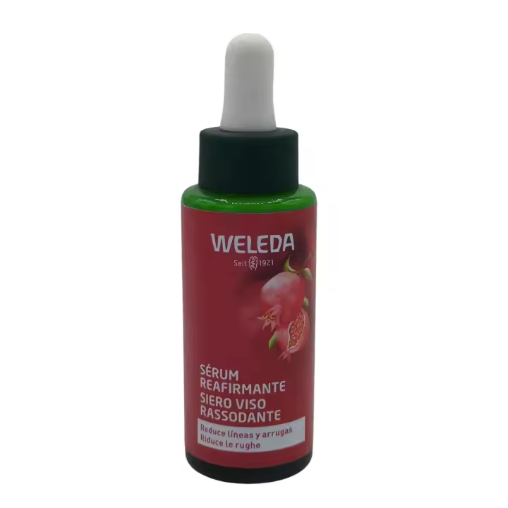 Sérum Reafirmante de granada Weleda, Sérum facial 100% natural, Piel firme y luminosa. Antiarrugas, Reduce líneas de expresión - 1