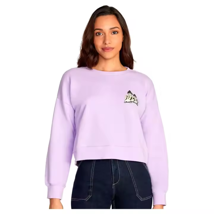 Ropa mujer Sudaderas Rvca Sudadera Mycelium Lila - 1