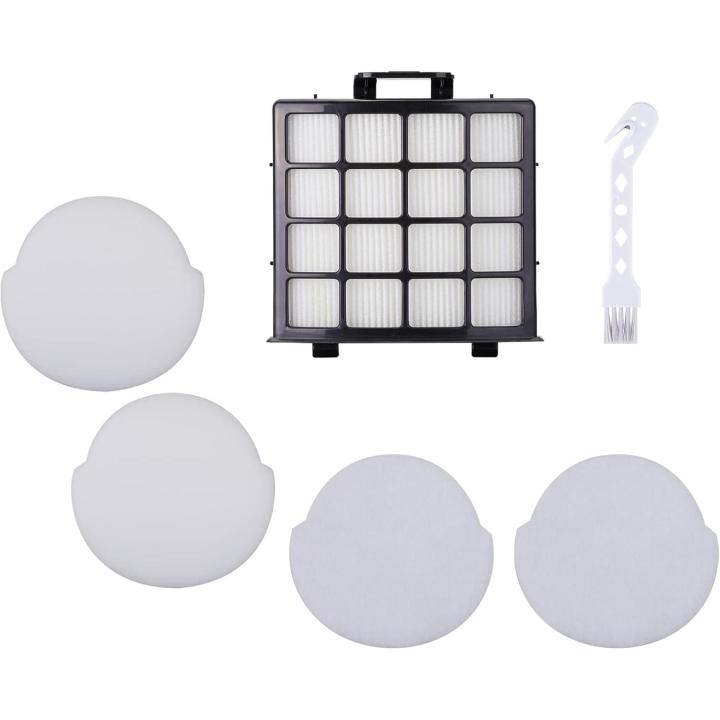 Juego de filtros para aspiradora vertical Shark NZ850UK/NZ850UKT/AZ912UK/AZ912UKT, con filtro de esponja de repuesto y accesorios para filtro HEPA (1 filtro HEPA, 2 pares de filtros de esponja, 1 herramienta de limpieza)