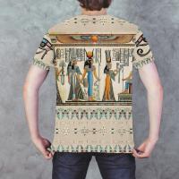 Camiseta Unisex De Estampado 3D BJU Ancient Egypt Estilo Casual Manga Corta Transpirable Para Viajes Y Uso Diario - details 15