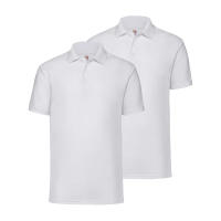 FRUIT OF THE LOOM Pack de 2 polos básicos de hombre, moda hombre, polos técnicos en varios colores. - details 2