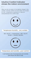 Sensor De Temperatura Y Humedad Inteligente Bluetooth Tuya Con Pantalla LCD Control Remoto Por APP Google Home Alexa - details 8