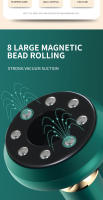 Raspador eléctrico, raspador masajeador eléctrico, equipo Gua Sha para uso doméstico, masaje de cuerpo entero, Gua Sha, ventosas (verde) - details 8
