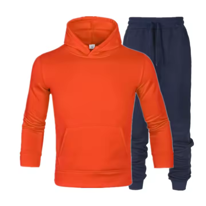 Sudadera de marca de moda de otoño e invierno para hombre, sudadera para hombre, traje con capucha y sudadera de forro polar, sudadera de color sólido para pareja - 1
