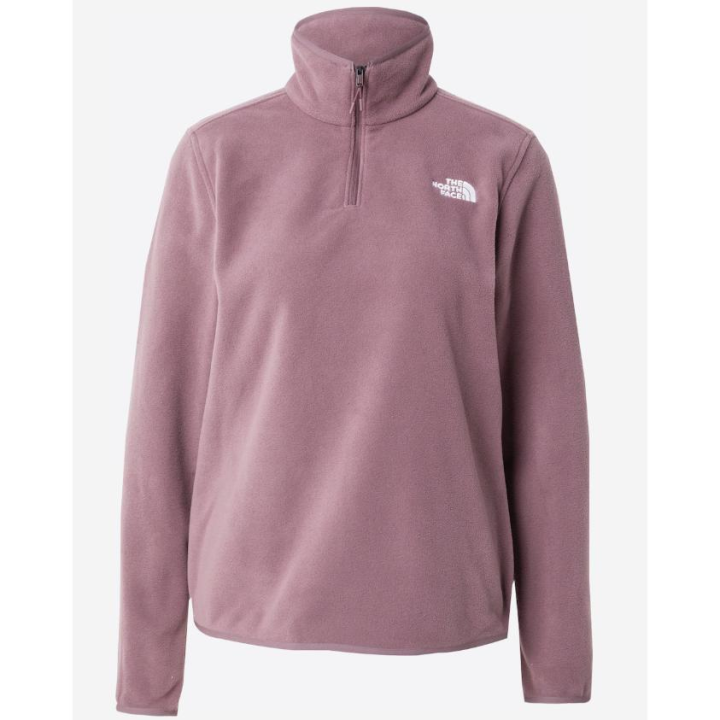 Forro Polar The North Face Glacier 100 para Mujer, Sudadera con Cremallera 1/4, Tallas Grandes hasta XXXL