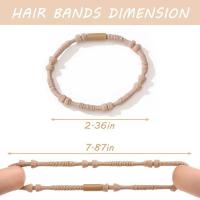 20 Pcs Cordones Bohemios Para Mujer Y Niñas Cinturones Elásticos De Nylon Para Pelos Y Puentecitos Accesorios De Moda - details 0