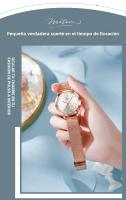 Reloj De Pulsera De Cuarzo OLEVS 5189 Para Mujer Versátil Y De Moda Con Dial De Diamante Resistente Al Agua De Acero Inoxidable Elegante - details 2
