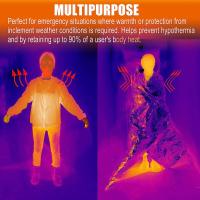 Sobrevivencia Tent Kit Para 1-2 Personas Refugio De Emergencia Impermeable Con Mylar Tube Sleeping Bag Y SOS Thermal Blanket Reutilizable Para Exterior - details 13