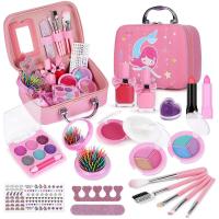 Conjunto de Maquillaje Infantil with Estudio de Unicornio, Juego de Maquillaje de Imitación con Labial y Esmal - details 0