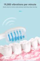 Toothbrush Eléctrico Sonic Tongwode IPX7 Impermeable Para Adultos Cepillo Suave Intercambiable Con 6 Cabezas De Dientes Para Uso Doméstico Y Parejas - details 5
